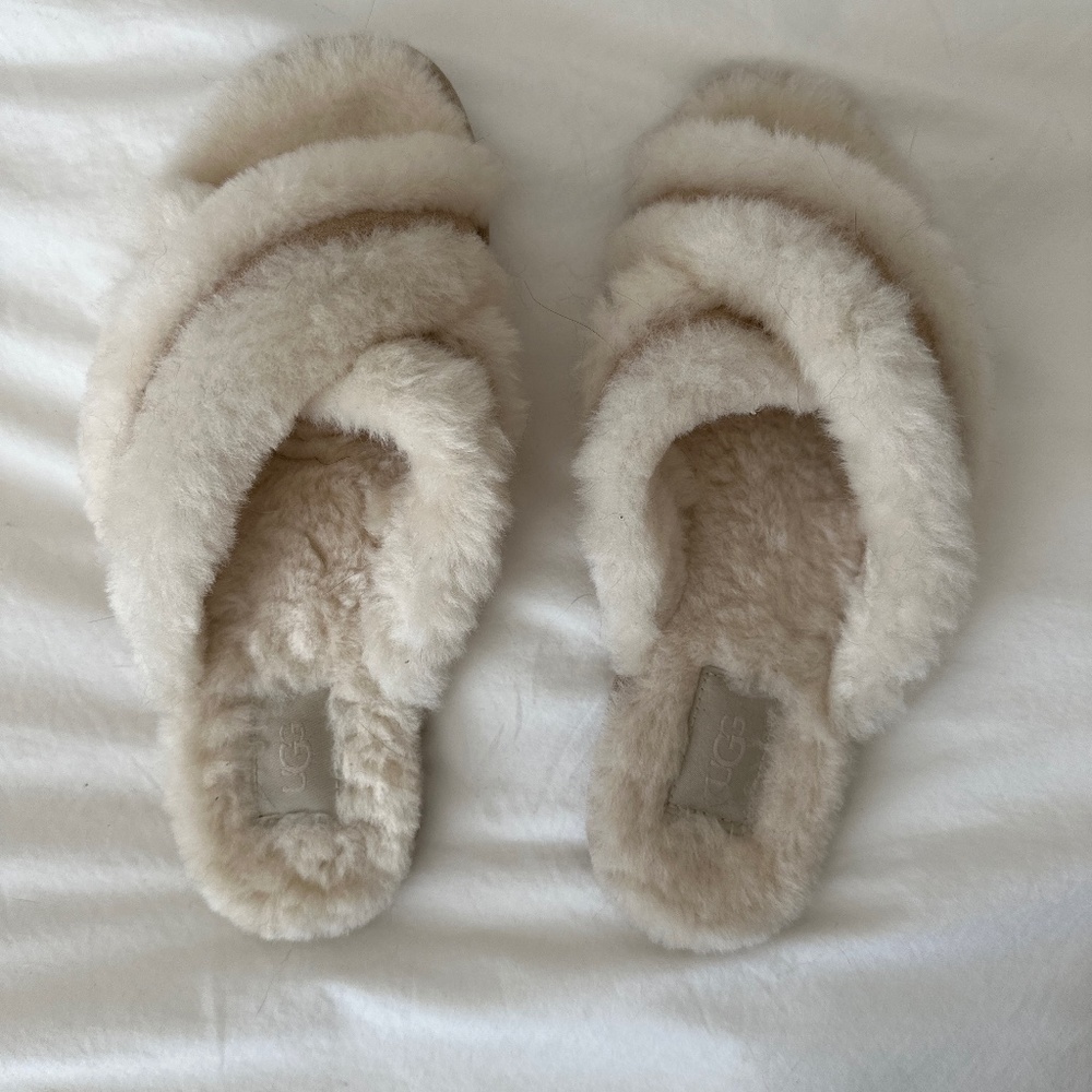 UGG Women’s Scuffita Sheepskin Slippers